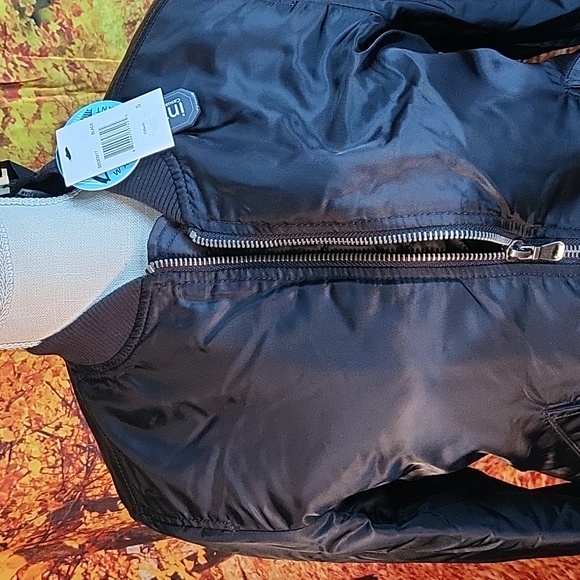 Intro Black Bomber Jackets From Dillard's, Quilted Lining - Picture 4 of 13